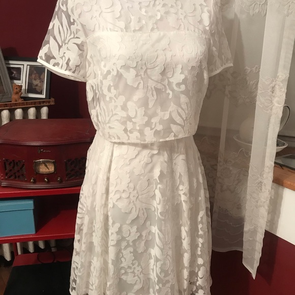 river island dress white lace - Picture 5 of 6